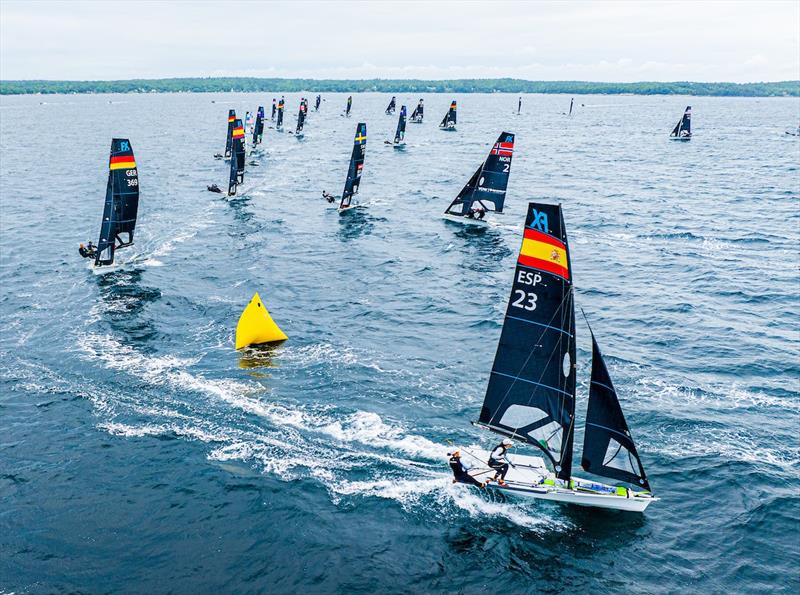 52 Trofeo Princesa Sofia Regatta photo copyright Sailing Energy taken at Real Club Náutico de Palma and featuring the 49er FX class