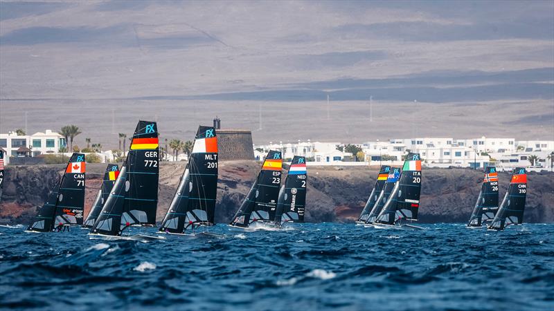 49er and 49erFX World Championships 2024 photo copyright Sailing Energy / Lanzarote Sailing Center taken at Lanzarote Sailing Center and featuring the 49er FX class