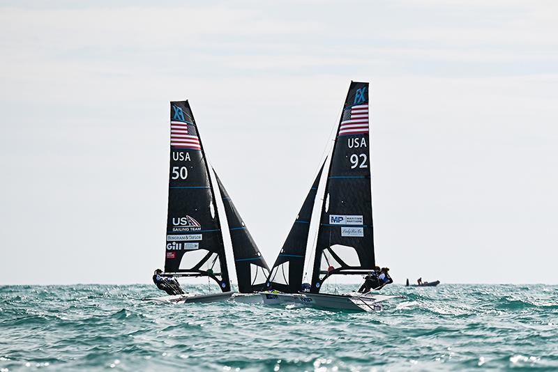 2024 Trofeo Princesa Sofía photo copyright Allison Chenard / US Sailing Team taken at  and featuring the 49er FX class