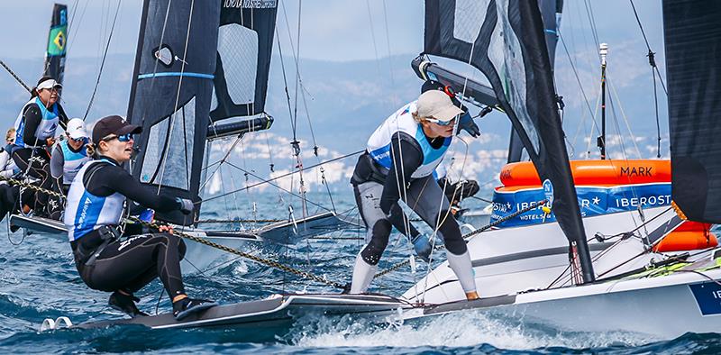 Antonia and Georgia Lewin-LaFrance 4th in 49erFX at the 2024 Princess Sofia Trophy Regatta - photo © Sailing Energy