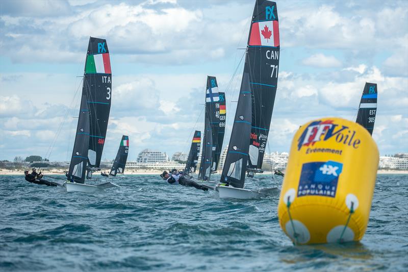 49er and 49erFX Europeans at La Grande Motte Day 1 - photo © YCGM / Didier Hillaire