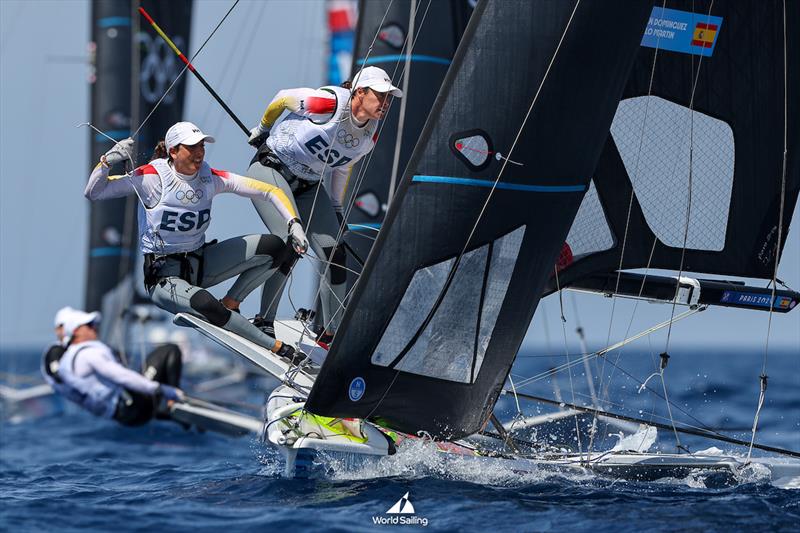 Olympic Diary July 30 Some big turnarounds as breeze freshens