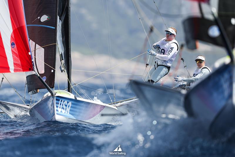  49er  FX - Marseille - Paris2024 Olympic Regatta - July 31, 2024 - photo © World Sailing / Lloyd Images
