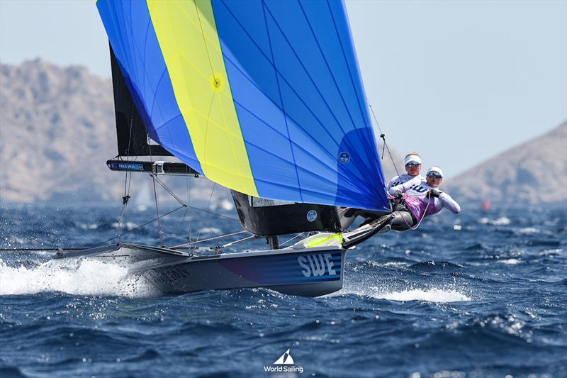  49er  FX - Marseille - Paris2024 Olympic Regatta - July 31, 2024 - photo © World Sailing / Lloyd Images