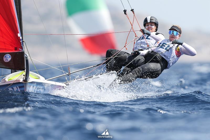  49er  FX - Marseille - Paris2024 Olympic Regatta - July 31, 2024 - photo © World Sailing / Lloyd Images