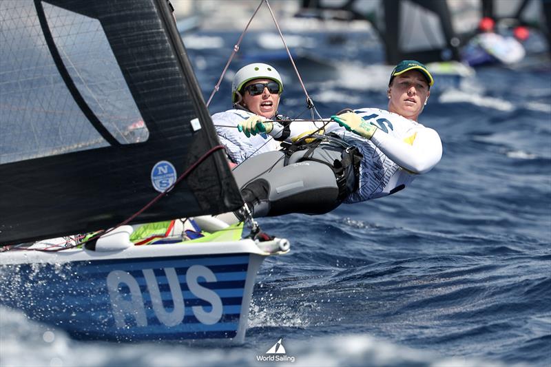 AUS -  49er  FX - Marseille - Paris2024 Olympic Regatta - July 31, 2024 - photo © World Sailing / Sander van der Borch