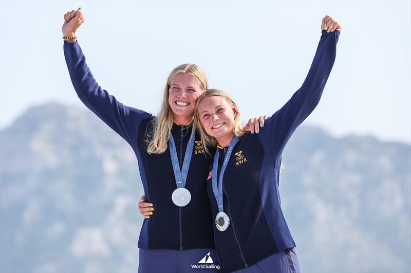 Paris 2024 Olympic Sailing in Marseille, France on 2 August, 2024 photo copyright World Sailing / Sander van der Borch taken at  and featuring the 49er FX class