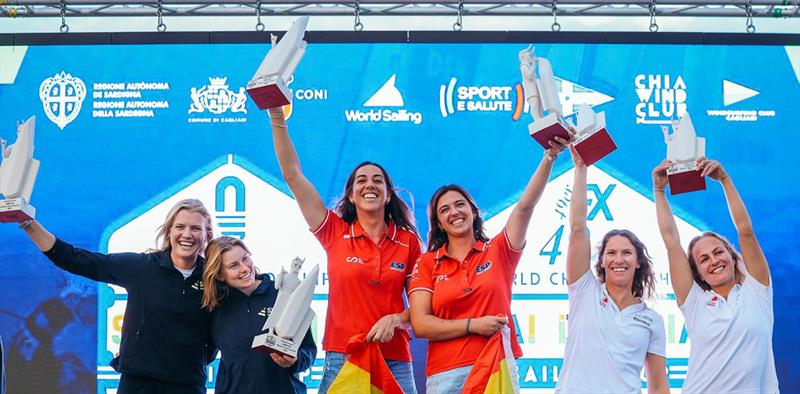 Historical bronze medal for Lewin-LaFrance Canadian sailing team at 2025 49er, 49erFX and Nacra 17 World Championships photo copyright Sail Canada taken at Sail Canada and featuring the 49er FX class