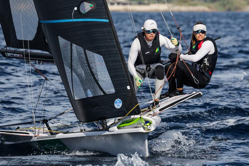 Harding & Wilmot - 49er, 49erFX and Nacra 17 World Championships photo copyright Sailing Energy taken at  and featuring the 49er FX class