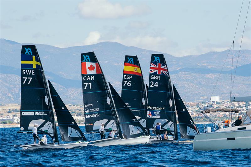 49er & 49erFX and Nacra 17 World Championships, day 6 photo copyright Sailing Energy taken at  and featuring the 49er FX class