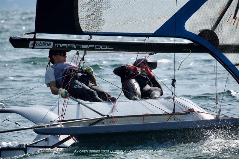 49erFX Open Series Lago di Garda 2025 photo copyright Campione del Garda taken at  and featuring the 49er FX class