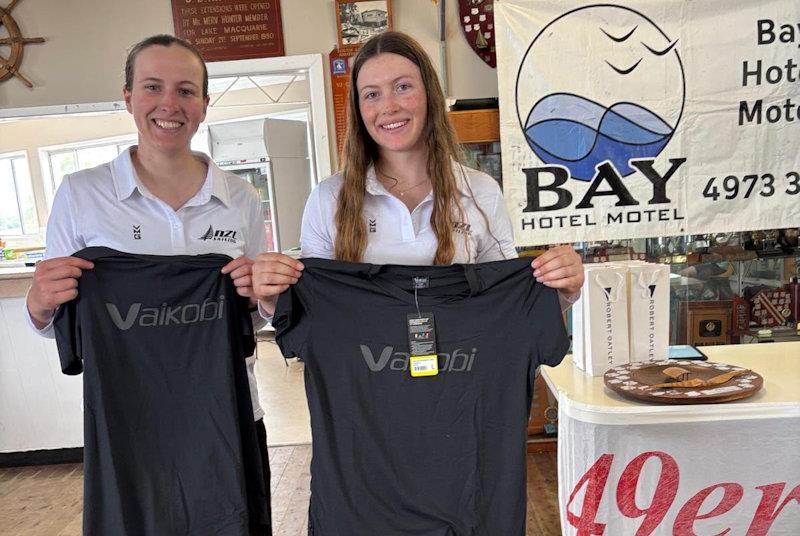 49erFX Australian Nationals at Lake Macquarie photo copyright Lanee Beashel taken at South Lake Macquarie Amateur Sailing Club and featuring the 49er FX class