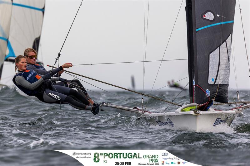 8th Portugal Grand Prix Round 2 Day 3 photo copyright Prow Media taken at Vilamoura Sailing and featuring the 49er FX class