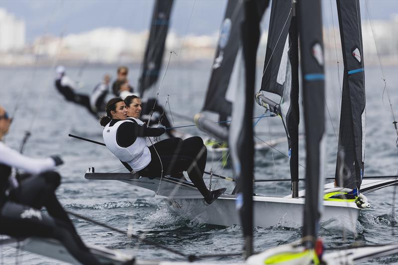 Paula Barceló & María Cantero (ESP), 49erFX - Mallorca Sailing Centre Regatta 2026 day 1 - photo © Bernardí Bibiloni