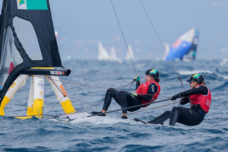 57th French Olympic Week in Hyères - Day 3 photo copyright Sailing Energy / French Olympic Week Hyères - TPM taken at COYCH Hyeres and featuring the 49er FX class