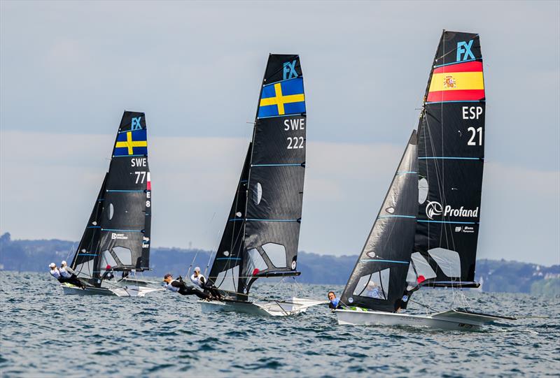 2026 49er, 49erFX & Nacra 17 Worlds at Quiberon Day 1 - photo © Sailing Energy