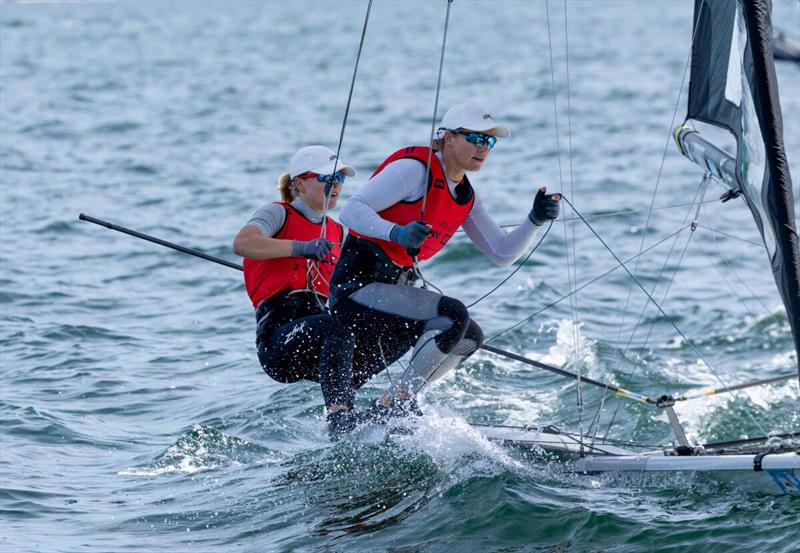 Secured the bronze medal in a close fight with a bullet in the last medal race: Steinlein/Bartelheimer (Germany) - photo © Felix Diemer / Kieler Woche