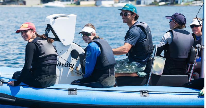 Jim Colley OLY Leads the Australian Sailing Team 49erFX Experience Camp - photo © Eliza Kirby