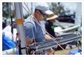 Marcus Cooper preparing the boat - Ronstan Australian Championships