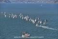 StFYC's Race Committee organized gate starts to accommodate the 60-strong fleet during the 2023 5O5 World Championship