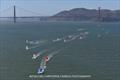 Blasting down San Francisco Bay during the 2023 5O5 World Championship