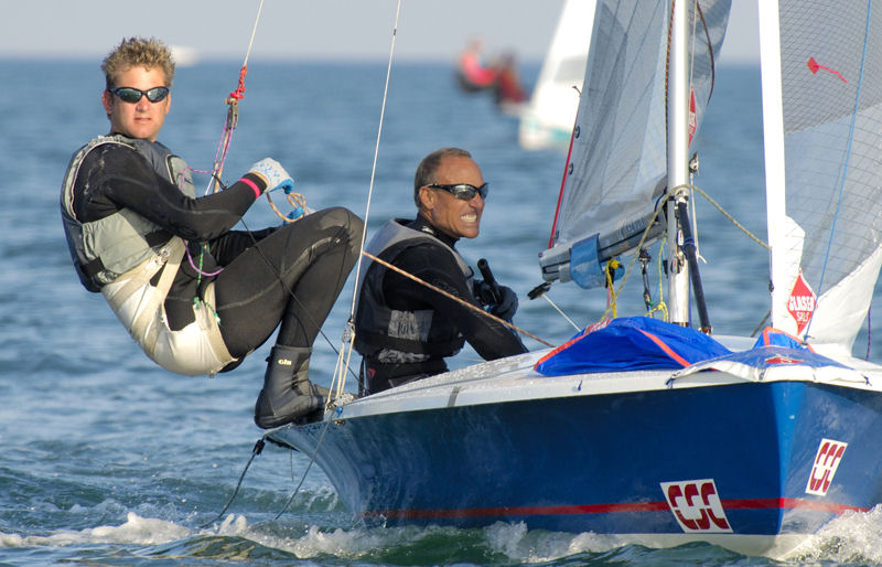 Howie Hamlin & Jeff Nelson finish second at the 51st 505 Worlds at Hayling photo copyright Steve Arkley / www.sailshots.co.uk taken at Hayling Island Sailing Club and featuring the 505 class