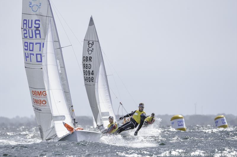 SAP 505 World Championship day 4 photo copyright Christophe Favreau / SAP taken at Kieler Yacht Club and featuring the 505 class