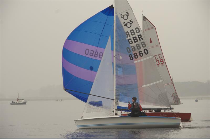 Big & bold during the final round of the Blithfield Barrel 2014-15 photo copyright Don Stokes taken at Blithfield Sailing Club and featuring the 505 class