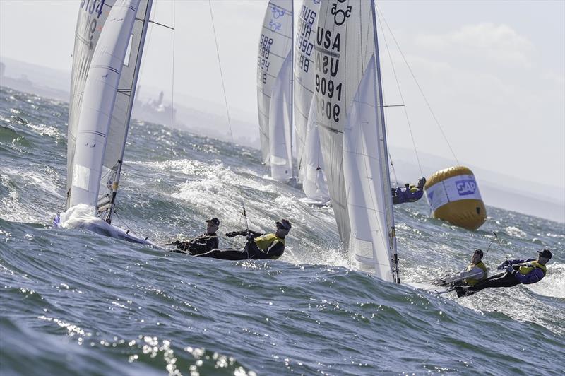 SAP 505 World Championships action photo copyright SAP / Christophe Favreau / www.christophefavreau.com taken at Algoa Bay Yacht Club and featuring the 505 class