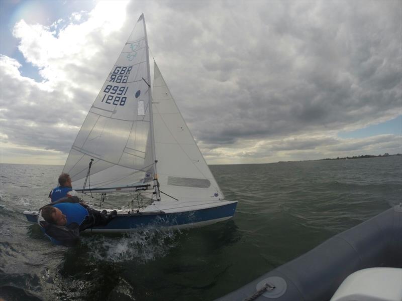 5o5 class training at HISC photo copyright Ben Iliffe taken at Hayling Island Sailing Club and featuring the 505 class