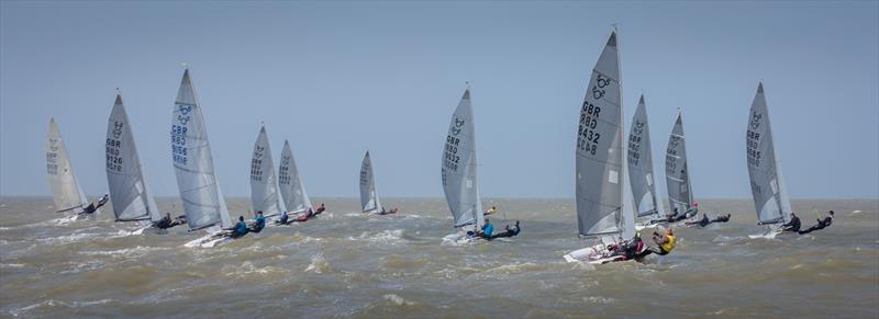 505s at the Isle Of Sheppey photo copyright Chas Bedford taken at Isle of Sheppey Sailing Club and featuring the 505 class