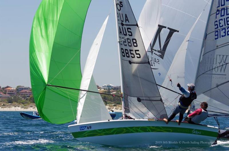 Final day of the 505 World Championship in Fremantle - photo © Rick Steuart / Perth Sailing Photography 