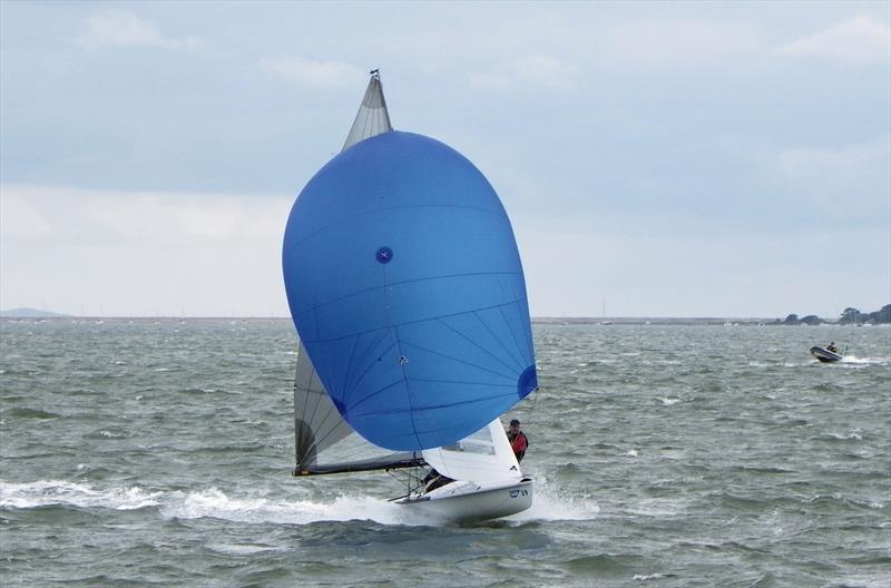 505 UK Nationals at Lymington day 1 photo copyright Neil Rabbitts taken at Royal Lymington Yacht Club and featuring the 505 class