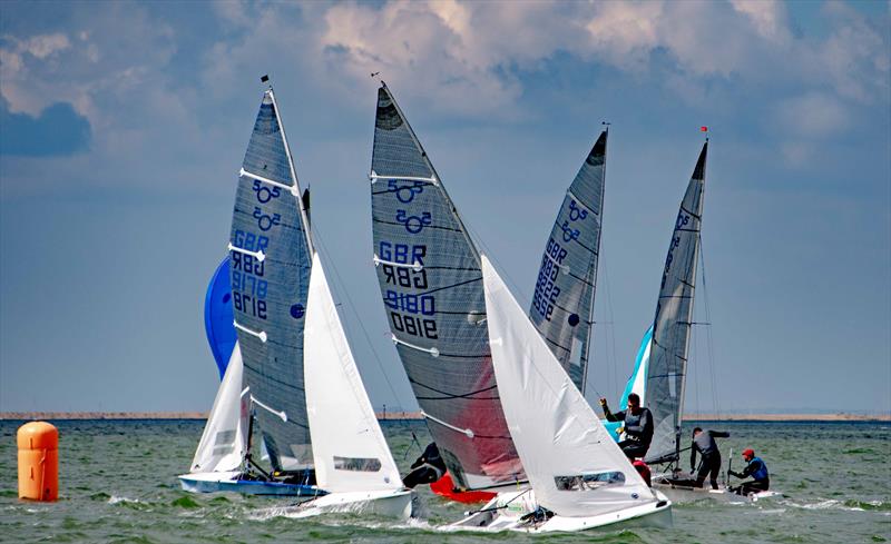 505 UK Nationals at Lymington photo copyright Paul French taken at Royal Lymington Yacht Club and featuring the 505 class