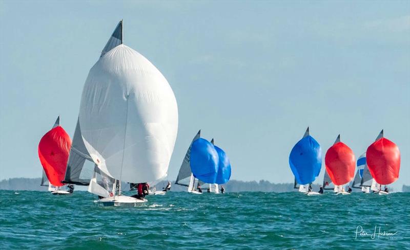 505 racing at Hayling Island - photo © Peter Hickson