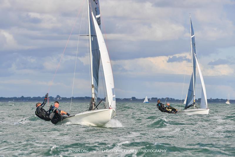 505 Euro Cup 2021 at Hayling Island photo copyright Christophe Favreau taken at Hayling Island Sailing Club and featuring the 505 class