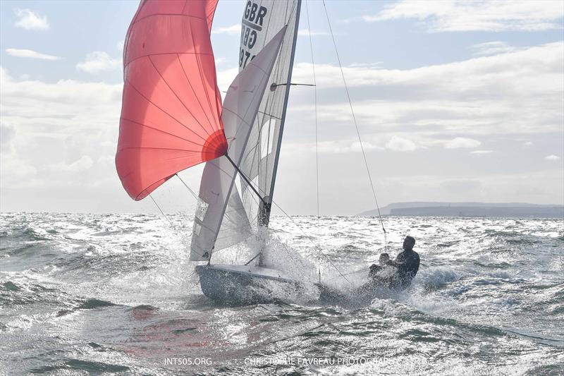 505 Euro Cup 2021 at Hayling Island photo copyright Christophe Favreau taken at Hayling Island Sailing Club and featuring the 505 class