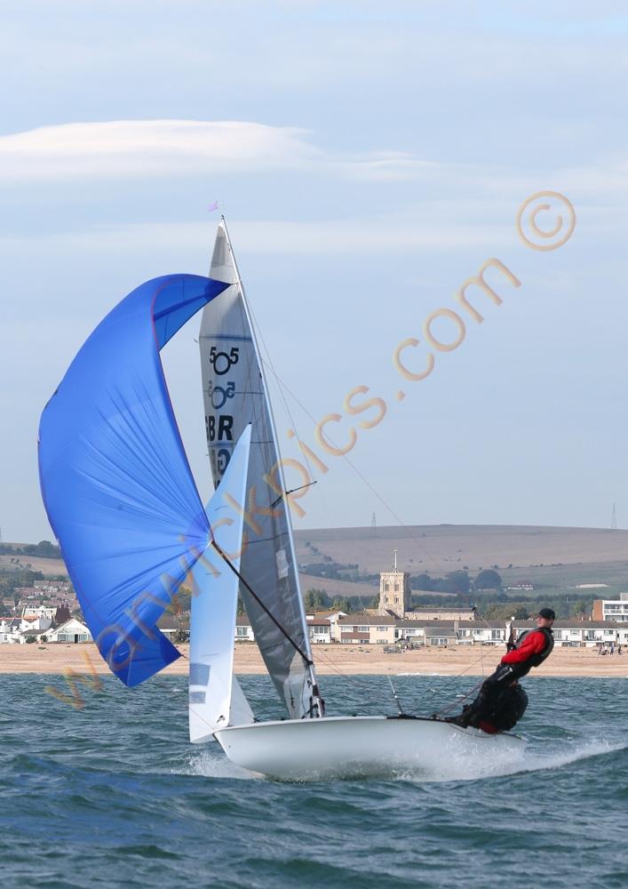 505's at Shoreham photo copyright Warwick Baker / www.warwickpics.com taken at Shoreham Sailing Club and featuring the 505 class