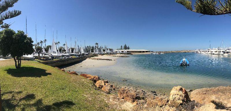 505 World Championship in Fremantle photo copyright Russ Clark taken at Fremantle Sailing Club and featuring the 505 class