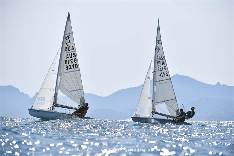 505 Euro Cup Cannes day 1 photo copyright YCC taken at Yacht Club de Cannes and featuring the 505 class