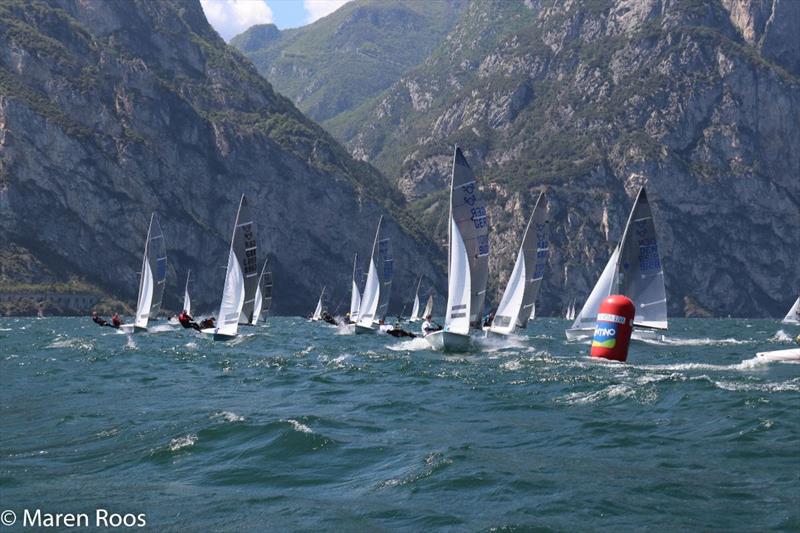 2019 505 Euro Cup Round 2 - Riva Del Garda photo copyright Maren Roos taken at Fraglia Vela Riva and featuring the 505 class