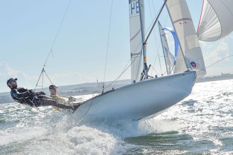 2019 Euro Cup at Hayling Island Sailing Club photo copyright Christophe Favreau taken at Hayling Island Sailing Club and featuring the 505 class