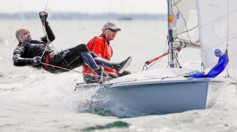 Wolfgang Hunger and Holger Jess have won the Kieler Woche eight times. Could this year became the 9th? photo copyright Christian Beeck taken at Kieler Yacht Club and featuring the 505 class