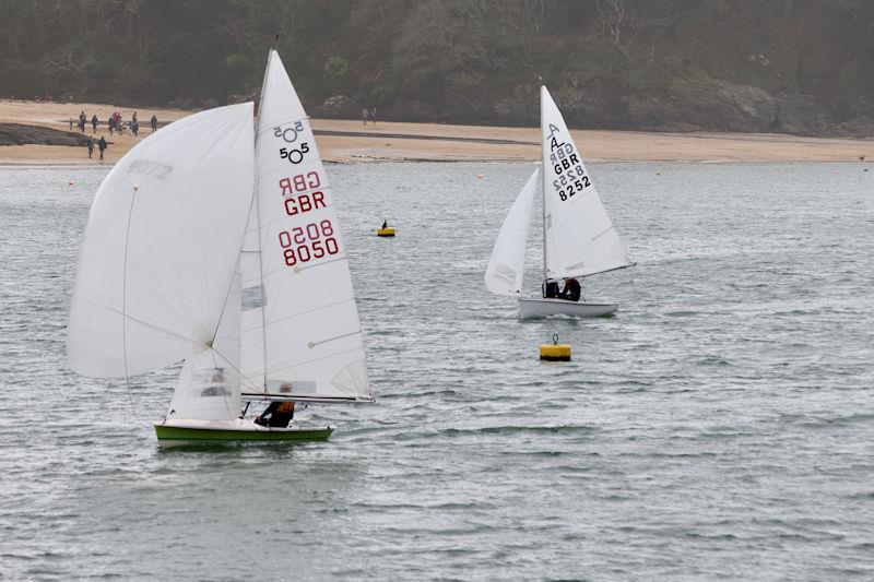 Salcombe Festive Series Race 3 on New Year's Day 2022 photo copyright Lucy Burn taken at Salcombe Yacht Club and featuring the 505 class