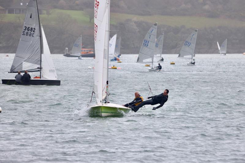 Salcombe Festive Series Race 3 on New Year's Day 2022 photo copyright Lucy Burn taken at Salcombe Yacht Club and featuring the 505 class