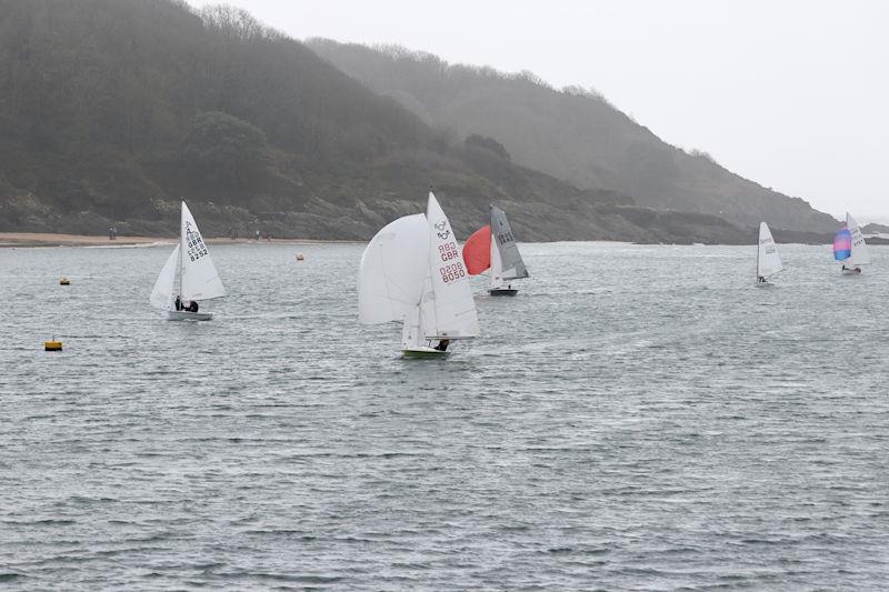 Salcombe Festive Series Race 3 on New Year's Day 2022 photo copyright Lucy Burn taken at Salcombe Yacht Club and featuring the 505 class