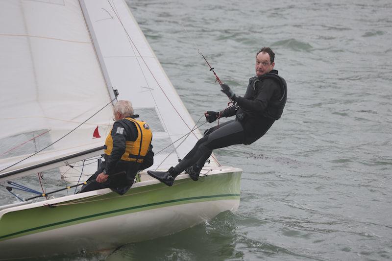 Salcombe Festive Series Race 3 on New Year's Day 2022 photo copyright Lucy Burn taken at Salcombe Yacht Club and featuring the 505 class