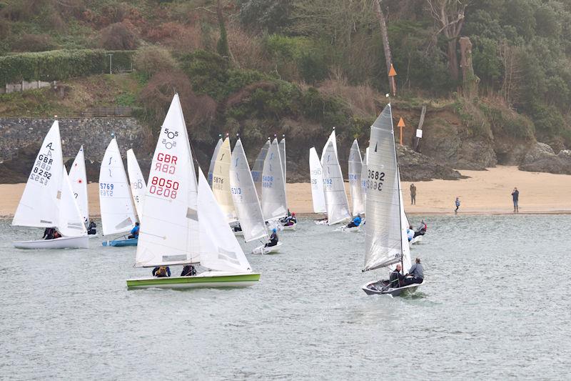 Salcombe Festive Series Race 3 on New Year's Day 2022 photo copyright Lucy Burn taken at Salcombe Yacht Club and featuring the 505 class