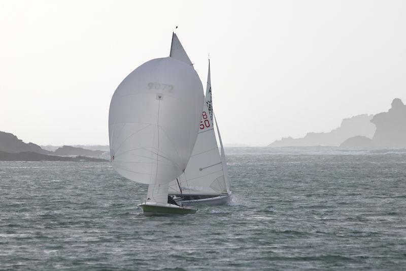 Salcombe Festive Series Race 3 on New Year's Day 2022 photo copyright Lucy Burn taken at Salcombe Yacht Club and featuring the 505 class