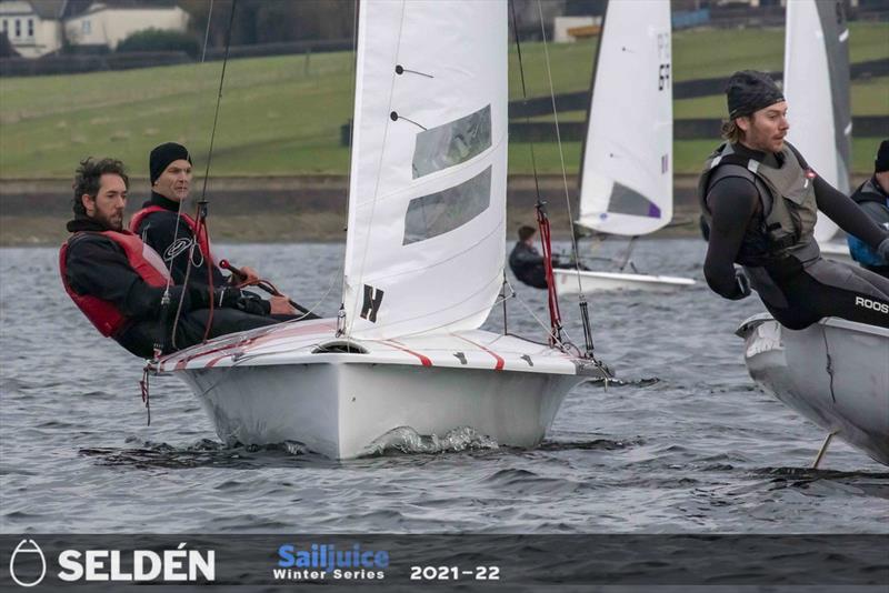 Roger Gilbert & Ben McGrane win the King George Gallop photo copyright Tim Olin / www.olinphoto.co.uk taken at King George Sailing Club and featuring the 505 class